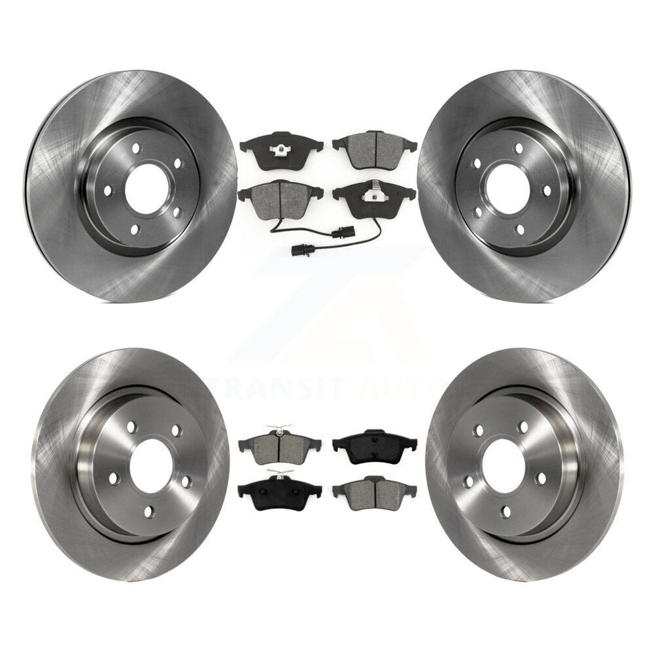 Front Rear Disc Brake Rotors And Semi-Metallic Pads Kit For Volvo S40 K8S-103718
