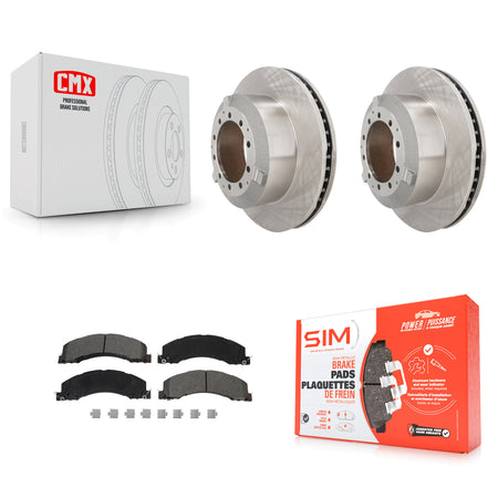 Rear Brake Rotor & Semi-Metallic Pad Kit For Ram Dodge Sterling Truck 4500 5500 Bullet 45 K8S-103807