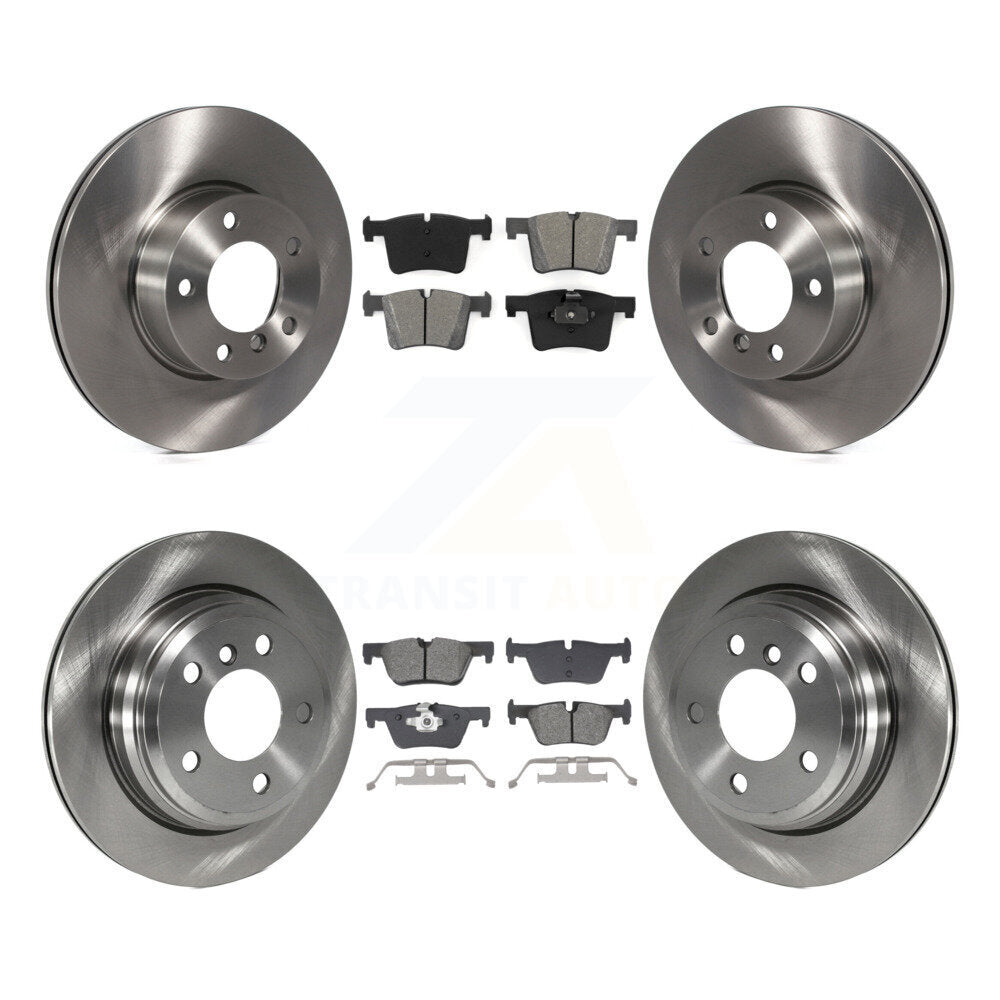Front Rear Disc Brake Rotors And Semi-Metallic Pads Kit For BMW 320i xDrive 328d K8S-103852