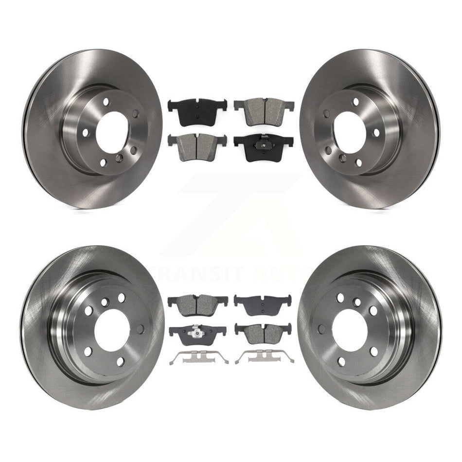 Front Rear Disc Brake Rotors And Semi-Metallic Pads Kit For BMW 320i xDrive 328d K8S-103852
