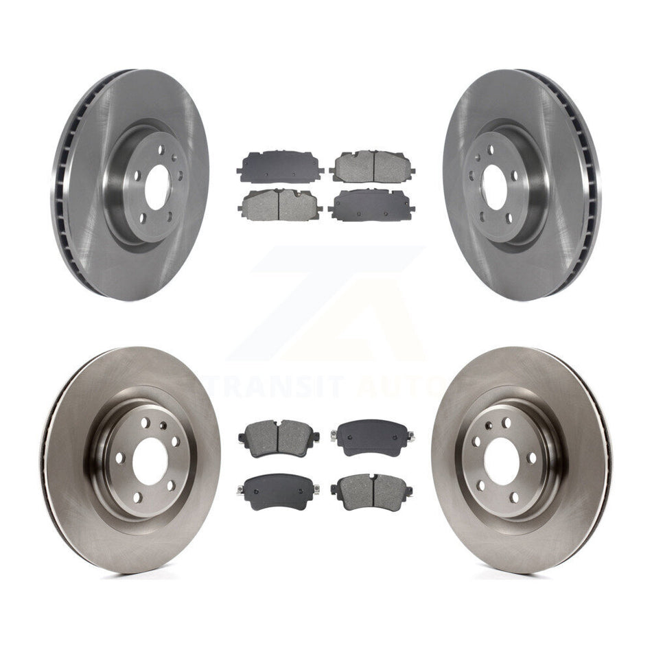 Front Rear Disc Brake Rotors And Semi-Metallic Pads Kit For Audi S5 Sportback S4 K8S-103859