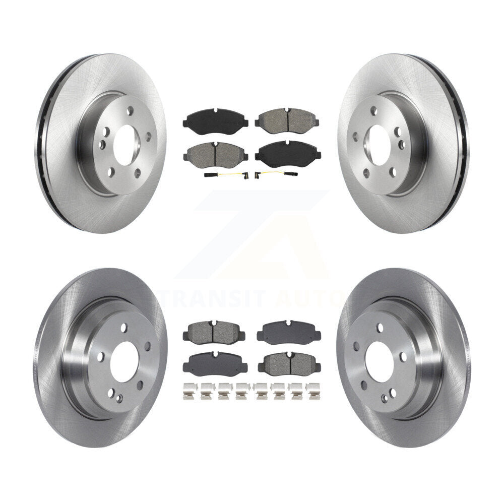 Front Rear Disc Brake Rotors And Semi-Metallic Pads Kit For Mercedes-Benz Metris K8S-103871