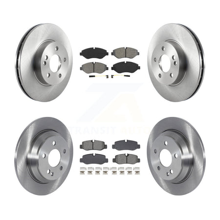 Front Rear Disc Brake Rotors And Semi-Metallic Pads Kit For Mercedes-Benz Metris K8S-103871
