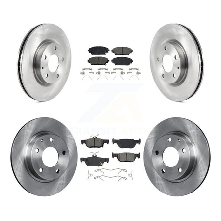Front Rear Disc Brake Rotors And Semi-Metallic Pads Kit For Mazda CX-30 K8S-103875