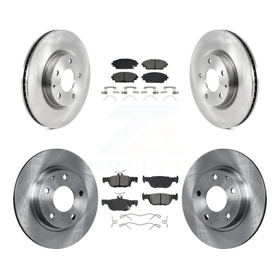 Front Rear Disc Brake Rotors And Semi-Metallic Pads Kit For Mazda CX-30 K8S-103875