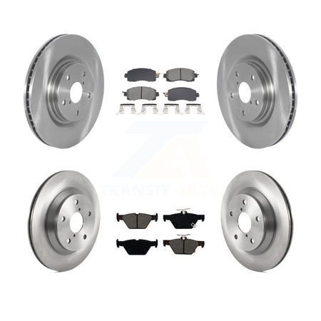 Front Rear Disc Brake Rotors And Semi-Metallic Pads Kit For Subaru Forester Crosstrek K8S-103880