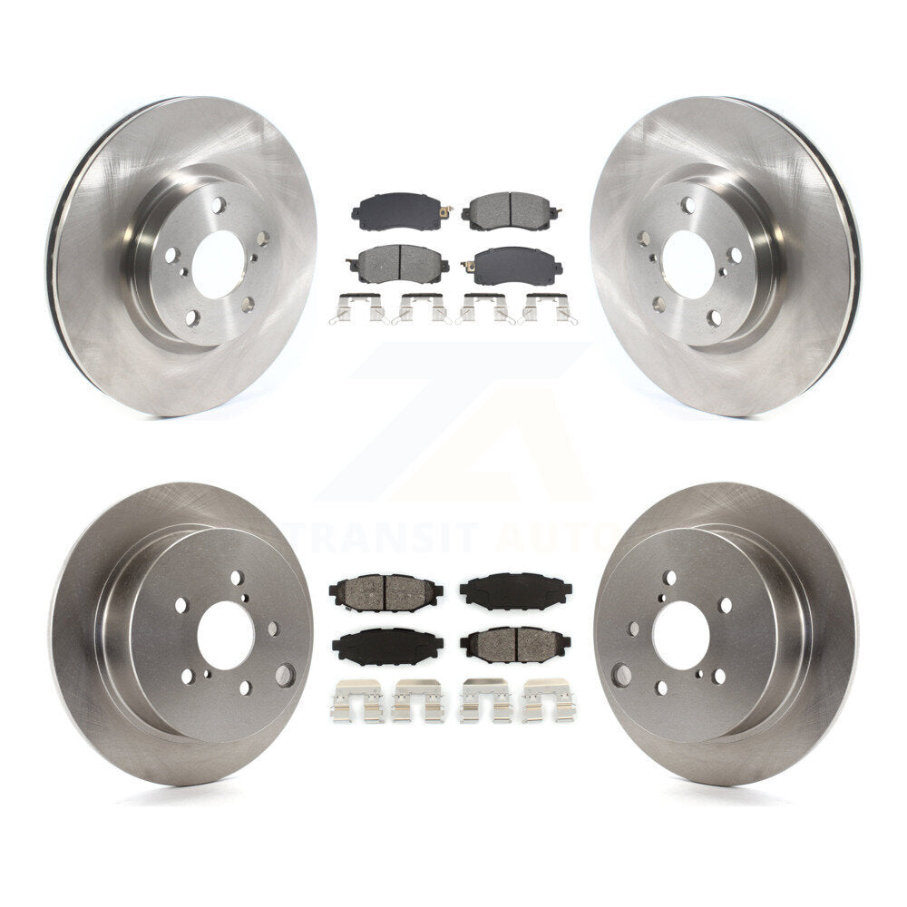 Front Rear Disc Brake Rotors And Semi-Metallic Pads Kit For Subaru Impreza K8S-103883
