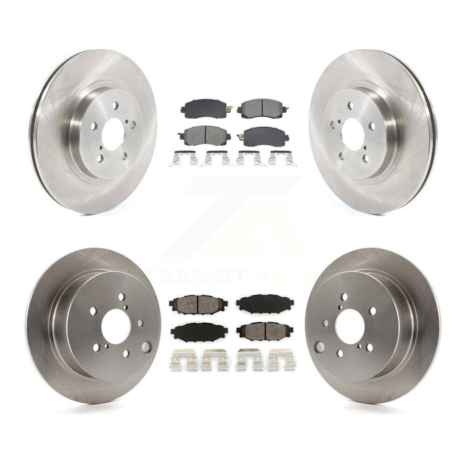 Front Rear Disc Brake Rotors And Semi-Metallic Pads Kit For Subaru Crosstrek Impreza K8S-103884
