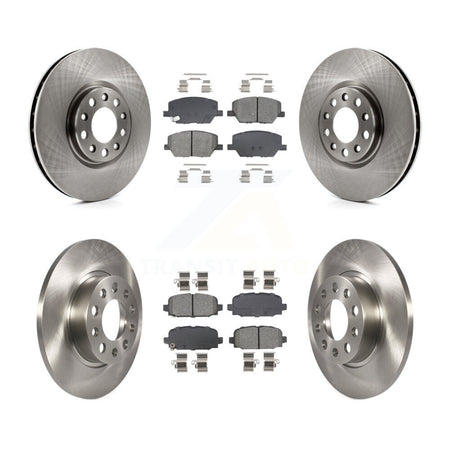 Front Rear Disc Brake Rotors And Semi-Metallic Pads Kit For Jeep Compass K8S-103892