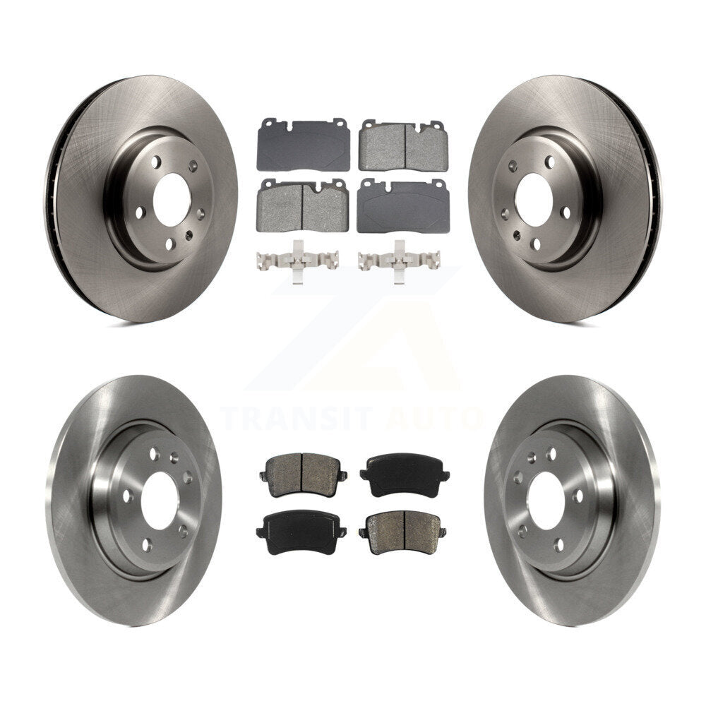 Front Rear Disc Brake Rotors And Semi-Metallic Pads Kit For Audi Q5 K8S-103908