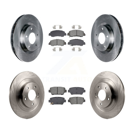Front Rear Disc Brake Rotors And Semi-Metallic Pads Kit For Mitsubishi Eclipse Cross K8S-103916