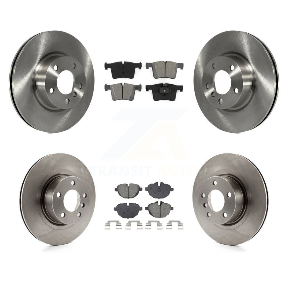 Front Rear Disc Brake Rotors And Semi-Metallic Pads Kit For BMW X3 X4 K8S-103924