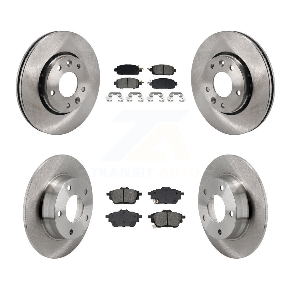 Front Rear Brake Rotor Semi-Metallic Pad Kit For 2020-2023 Nissan Sentra Disc rear brakes K8S-103925
