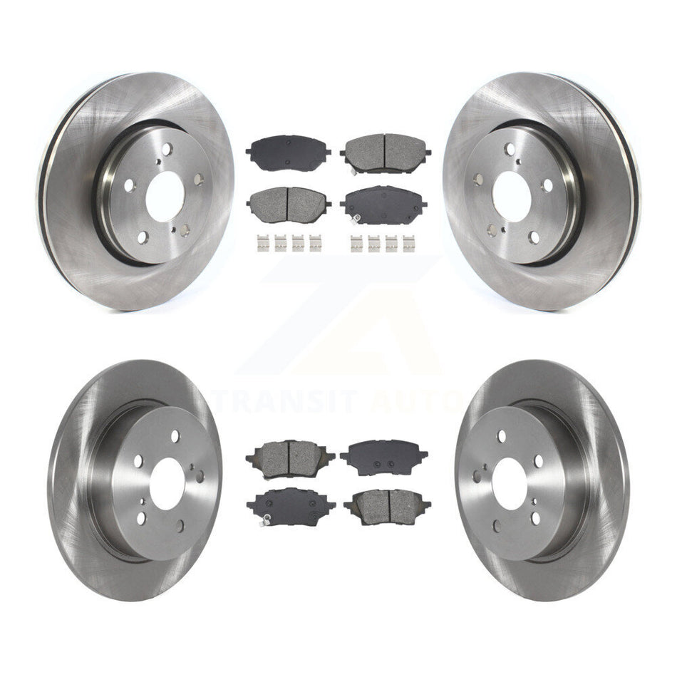 Front Rear Disc Brake Rotors And Semi-Metallic Pads Kit For Toyota C-HR K8S-103932