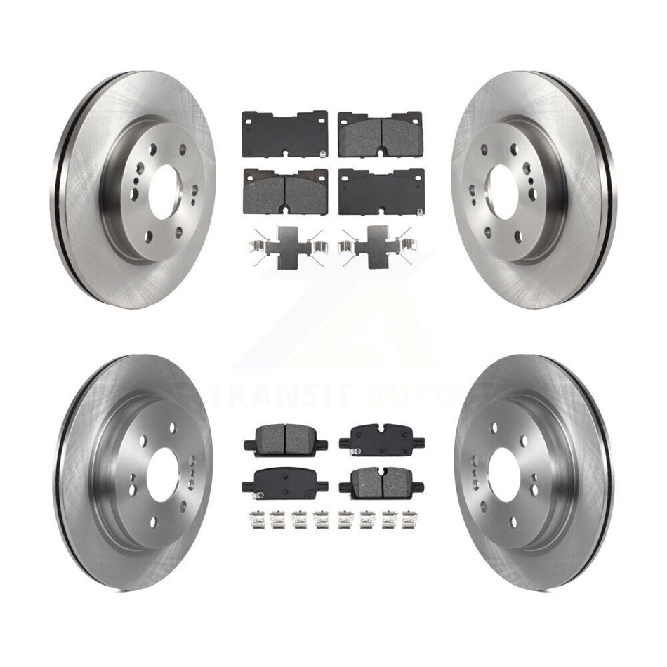 Front Rear Brake Rotor & Semi-Metallic Pad Kit For GMC Chevrolet Silverado 1500 Sierra XL K8S-103936