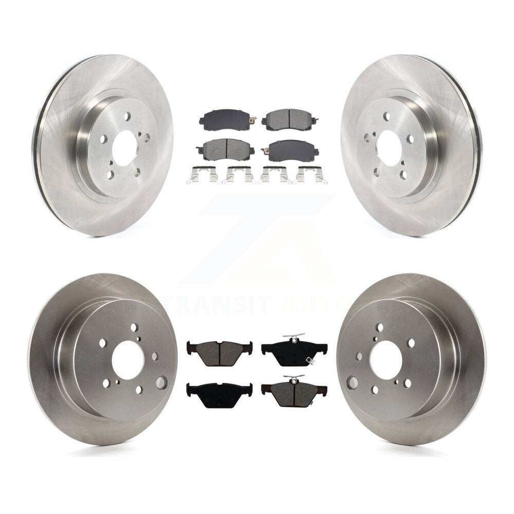 Front Rear Disc Brake Rotors And Semi-Metallic Pads Kit For Subaru Crosstrek K8S-103937