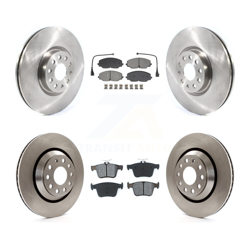Front Rear Disc Brake Rotors And Semi-Metallic Pads Kit For Volkswagen Atlas Cross Sport K8S-103940