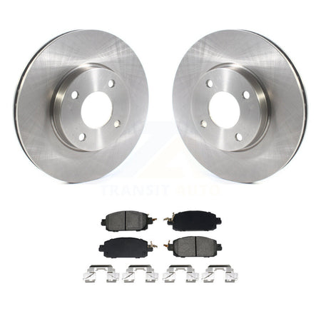 Front Disc Brake Rotors And Semi-Metallic Pads Kit For 2024 Nissan Sentra S SV SR K8S-103999