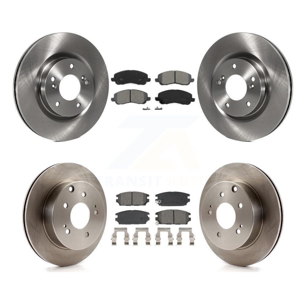 Front Rear Disc Brake Rotors And Semi-Metallic Pads Kit For Mitsubishi Eclipse Galant K8S-104105