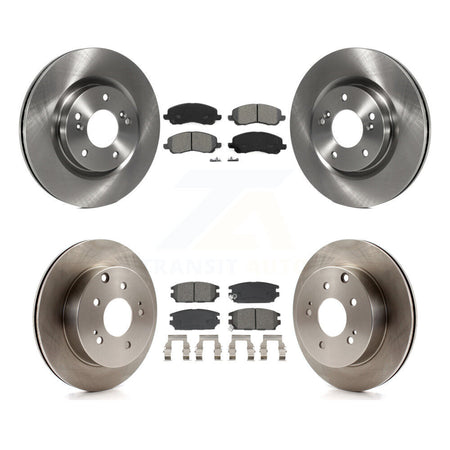 Front Rear Disc Brake Rotors And Semi-Metallic Pads Kit For Mitsubishi Eclipse Galant K8S-104105