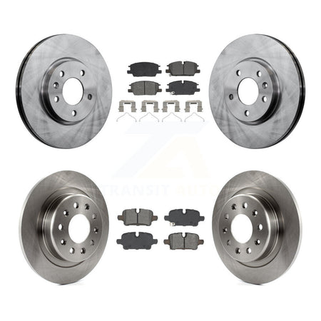 Front Rear Brake Rotor And Semi-Metallic Pad Kit For Chevrolet Equinox GMC Terrain Malibu K8S-104112