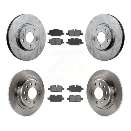 Front Rear Disc Brake Rotors And Semi-Metallic Pads Kit For GMC Terrain K8S-104114