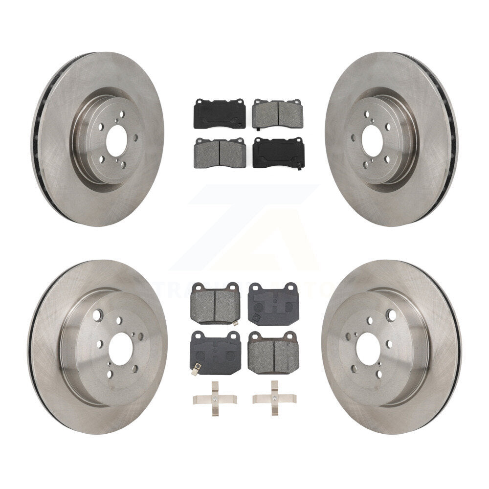 Front Rear Brake Rotors Semi-Metallic Pad Kit For Subaru BRZ Toyota 86 With Brembo Brakes K8S-104121