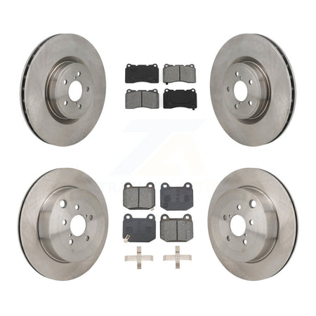 Front Rear Brake Rotors Semi-Metallic Pad Kit For Subaru BRZ Toyota 86 With Brembo Brakes K8S-104121