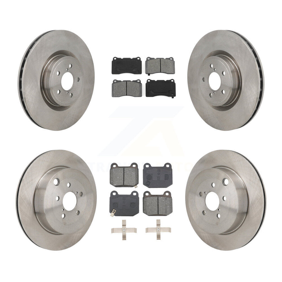 Front Rear Brake Rotors Semi-Metallic Pad Kit For Subaru BRZ Toyota 86 With Brembo Brakes K8S-104121