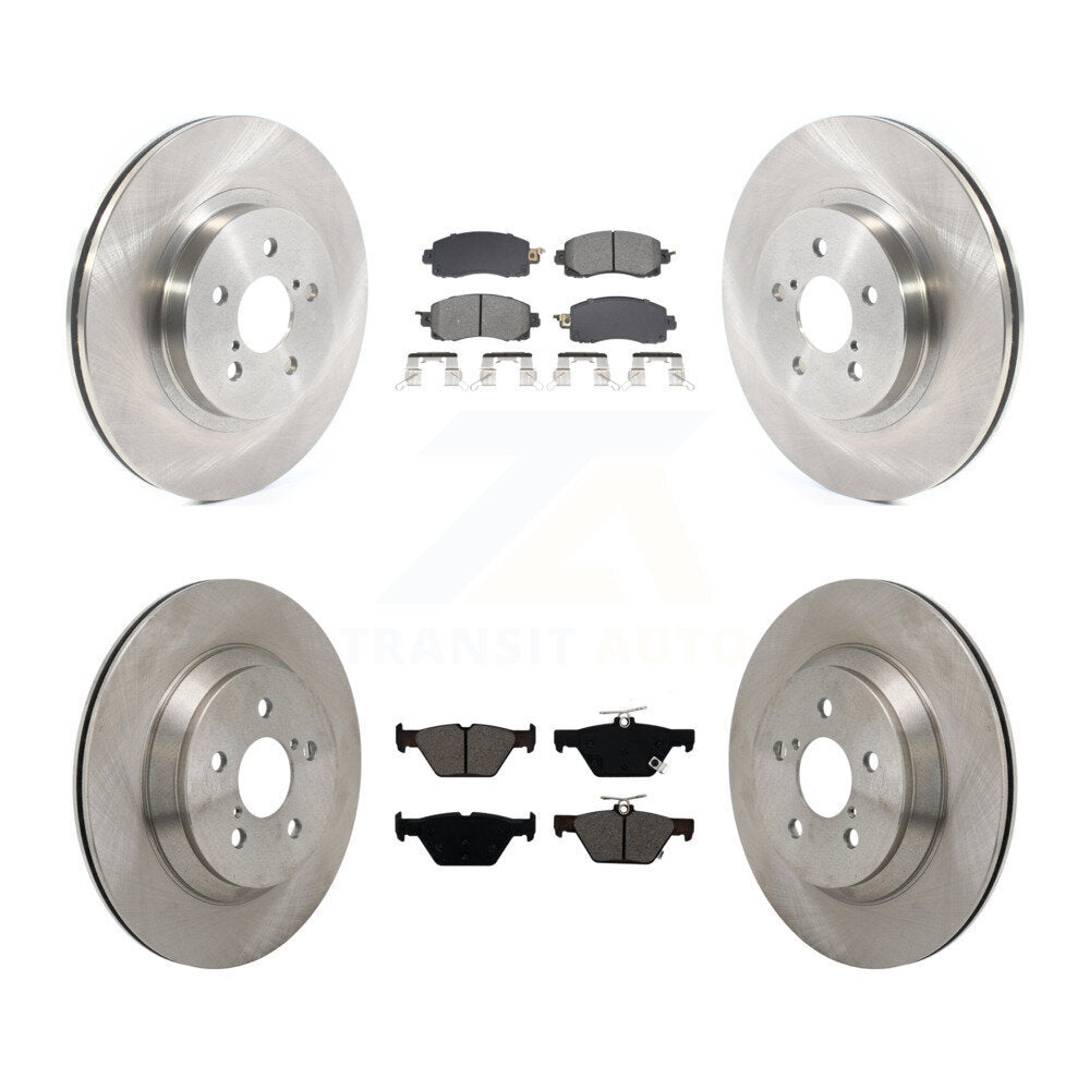 Front Rear Disc Brake Rotors And Semi-Metallic Pads Kit For Subaru Crosstrek K8S-104132