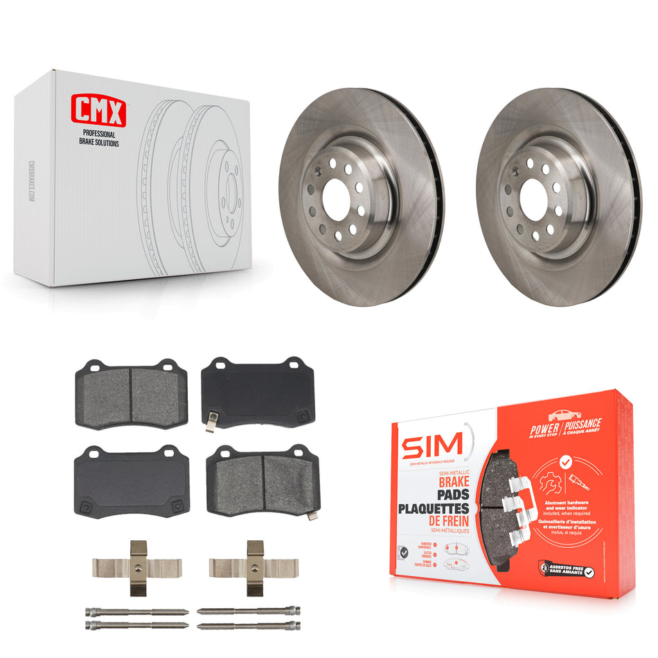 Rear Disc Brake Rotors And Semi-Metallic Pads Kit For Tesla S K8S-104180