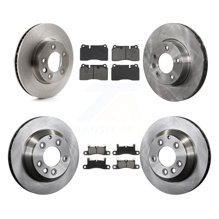 Front Rear Disc Brake Rotors And Semi-Metallic Pads Kit (6Pc) For Volkswagen Touareg K8S-104244