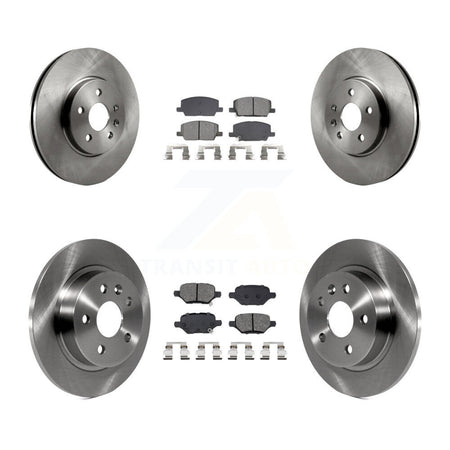 Front Rear Disc Brake Rotors And Semi-Metallic Pads Kit For Buick Encore Chevrolet Trax K8S-104257