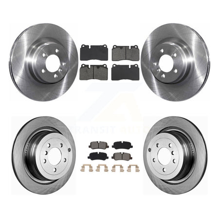 Front Rear Brake Rotors Semi-Metallic Pad Kit For 2006-2009 Land Rover Range Supercharged K8S-104262