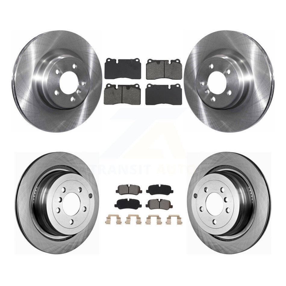Front Rear Brake Rotors Semi-Metallic Pad Kit For 2006-2009 Land Rover Range Supercharged K8S-104262