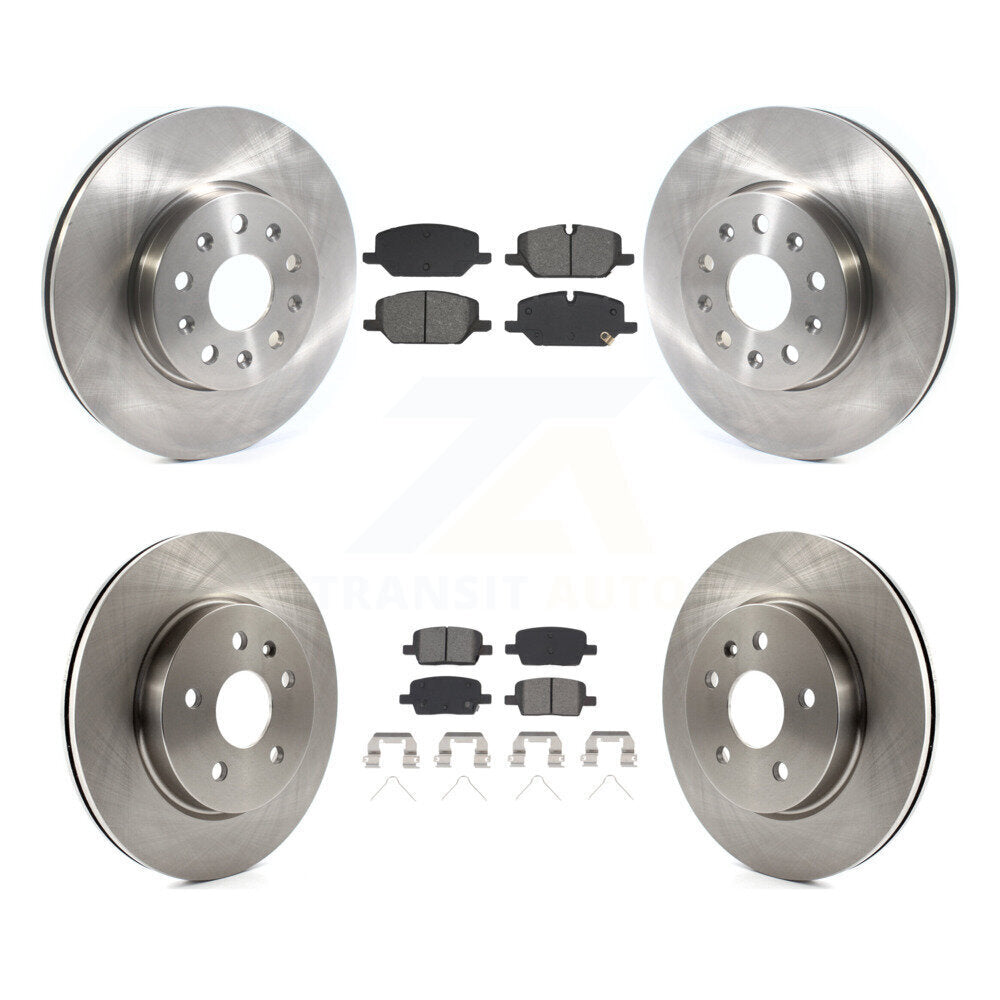 Front Rear Disc Brake Rotors And Semi-Metallic Pads Kit For Chevrolet Camaro LT K8S-105013