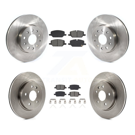 Front Rear Disc Brake Rotors And Semi-Metallic Pads Kit For Chevrolet Camaro LT K8S-105013