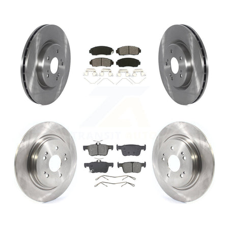 Front Rear Disc Brake Rotors And Semi-Metallic Pads Kit For 2022-2024 Acura RDX K8S-105030