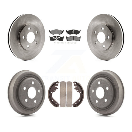 Front Rear Brake Rotor Semi-Metallic Pad Drum Kit For Neon Dodge Chrysler Plymouth SX 2.0 K8S-105039