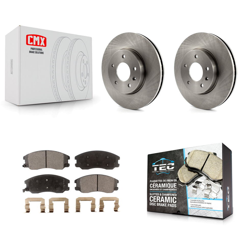 Front Disc Brake Rotors And Ceramic Pads Kit For Chevrolet Equinox Saturn Vue Captiva Sport Pontiac Torrent Suzuki XL-7 K8T-100062