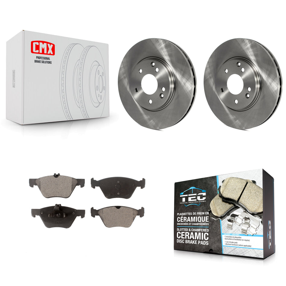 Front Disc Brake Rotors And Ceramic Pads Kit For Mercedes-Benz E320 Chrysler Crossfire CLK320 CLK430 E430 SLK320 E300 K8T-100318