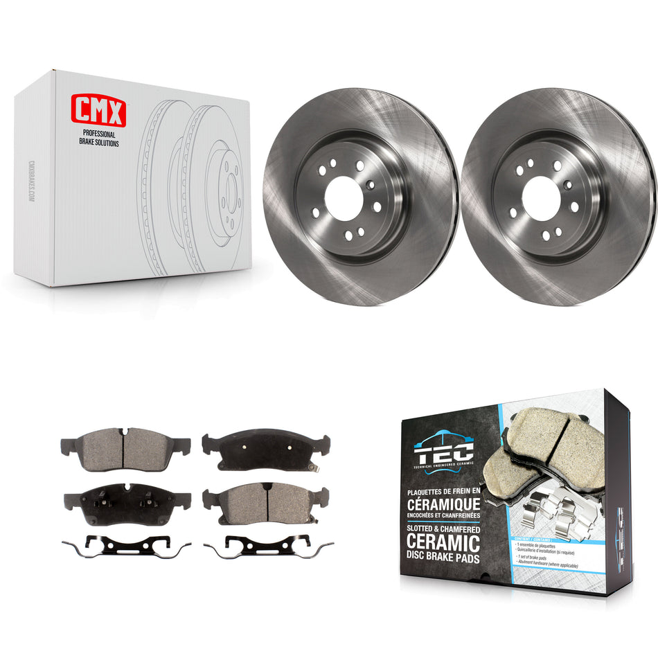 Front Disc Brake Rotors And Ceramic Pads Kit For Mercedes-Benz ML350 GLE350 ML250 GLE300d K8T-100651