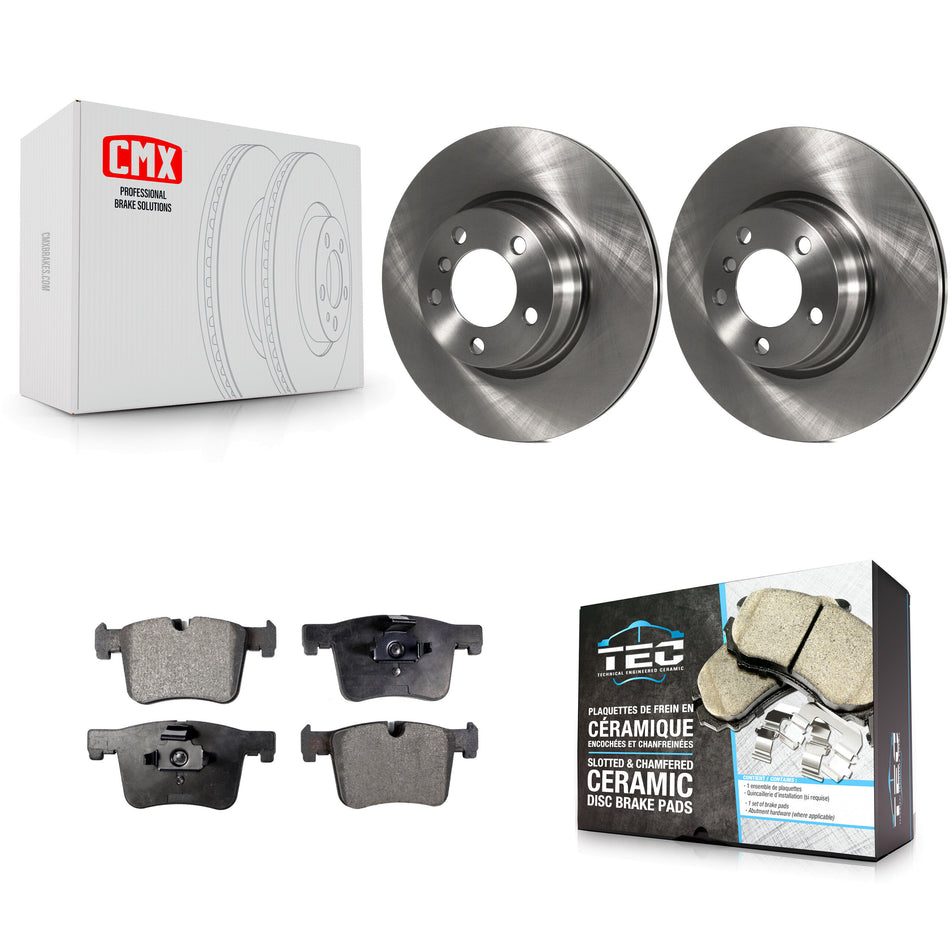 Front Disc Brake Rotors And Ceramic Pads Kit For BMW 328i xDrive 428i Gran Coupe 228i 330e K8T-100671