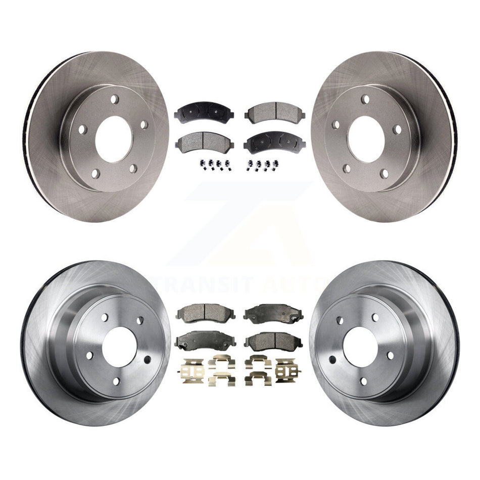 Front Rear Disc Brake Rotors And Ceramic Pads Kit For 1997-1997 Chevrolet Blazer GMC Jimmy K8T-100766