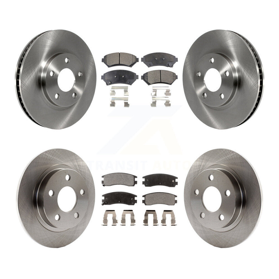 Front Rear Disc Brake Rotors And Ceramic Pads Kit For Buick LeSabre Park Avenue Pontiac Bonneville Oldsmobile Aurora Cadillac Eldorado K8T-100770