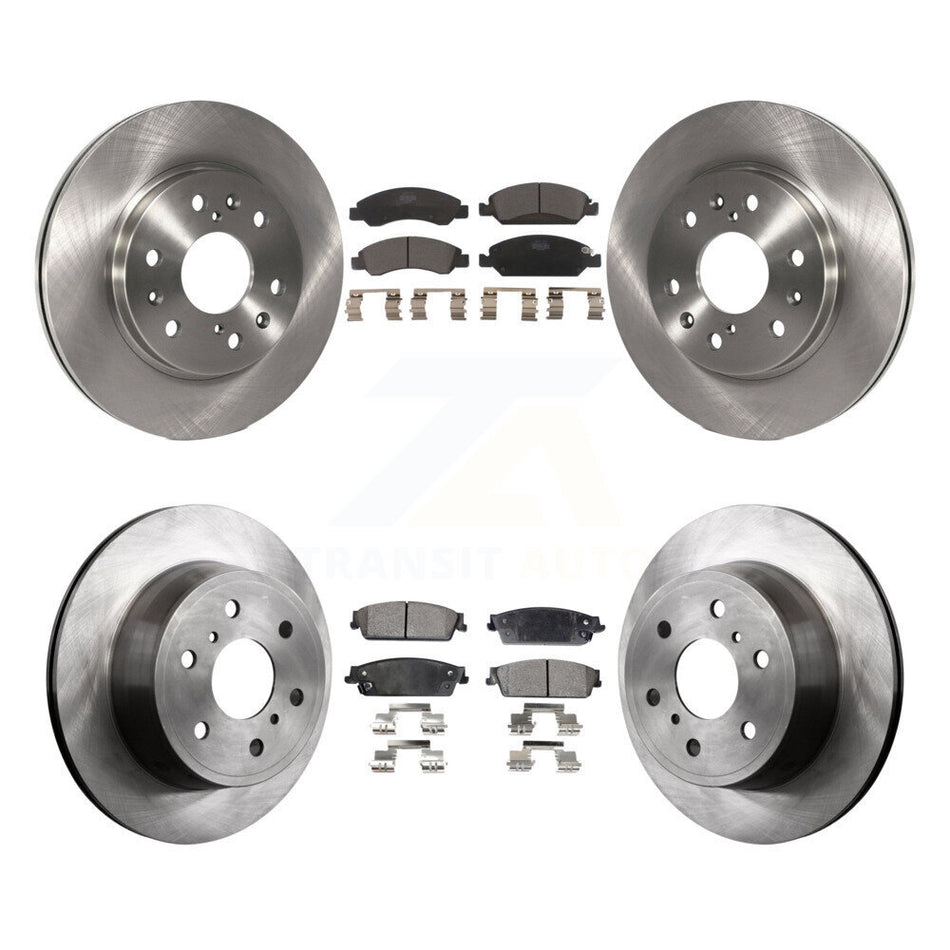 Front Rear Disc Brake Rotors And Ceramic Pads Kit For Chevrolet Silverado 1500 GMC Sierra Tahoe Suburban Yukon Cadillac XL Avalanche Escalade ESV EXT K8T-100820