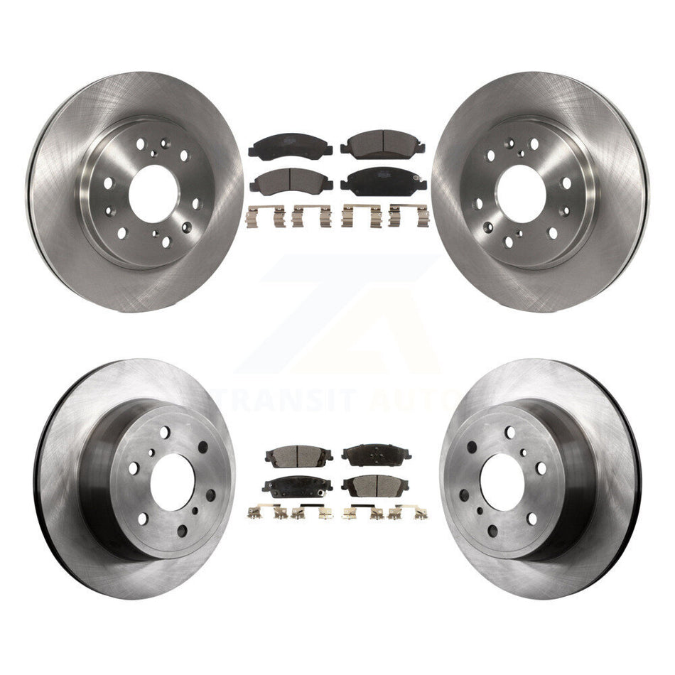 Front Rear Disc Brake Rotors And Ceramic Pads Kit For Chevrolet Silverado 1500 GMC Sierra Tahoe Suburban Yukon Cadillac XL Escalade ESV K8T-100821