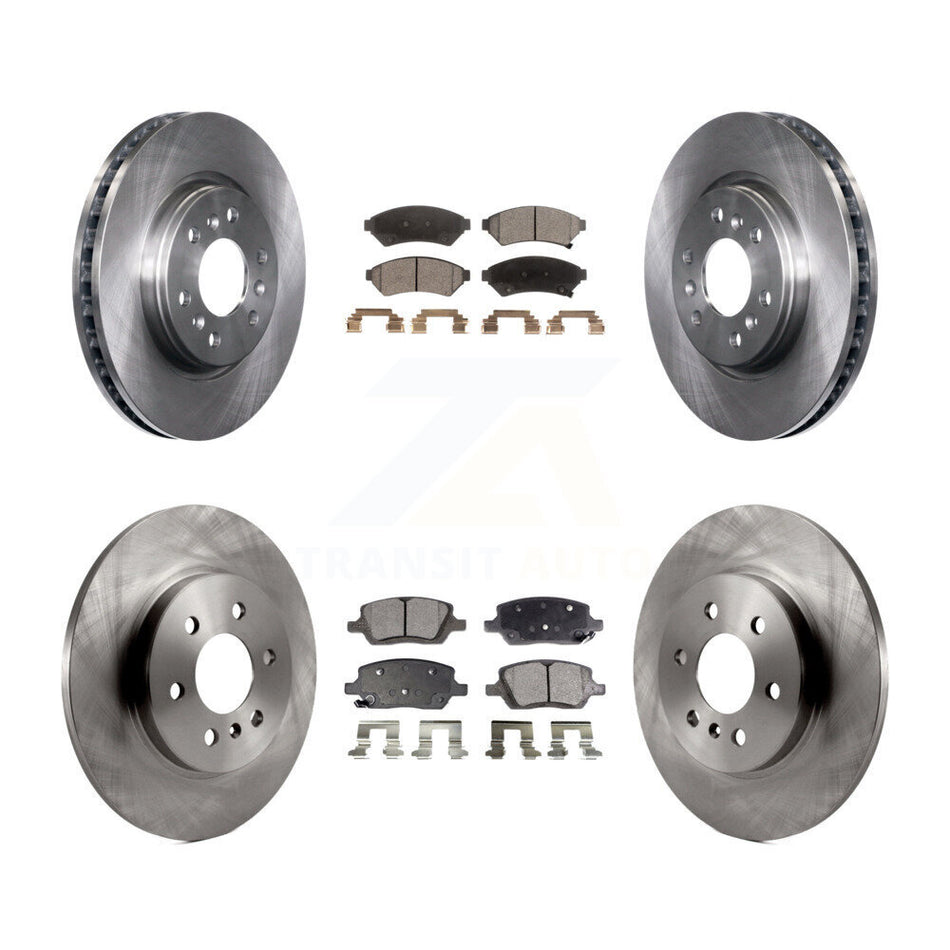 Front Rear Disc Brake Rotors And Ceramic Pads Kit For Chevrolet Uplander Buick Terraza Pontiac Montana Saturn Relay K8T-100828