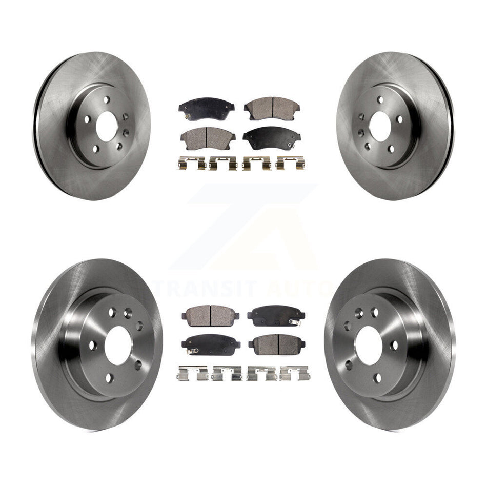 Front Rear Disc Brake Rotors And Ceramic Pads Kit For Chevrolet Buick Encore Trax Sonic K8T-100879