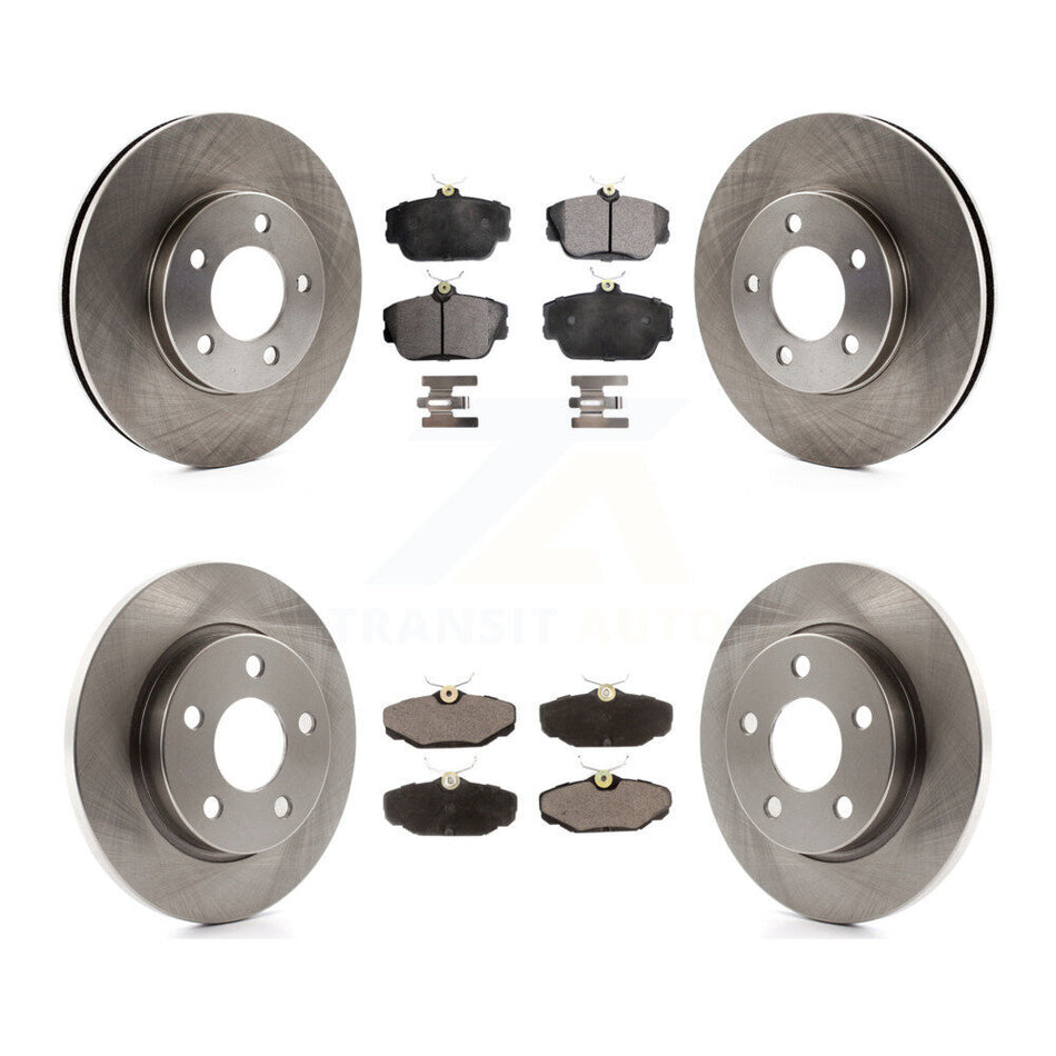 Front Rear Disc Brake Rotors And Ceramic Pads Kit For 1994-1995 Ford Taurus SHO K8T-100886